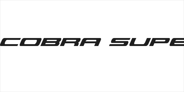 Classic Cobra Super-Italic Logo