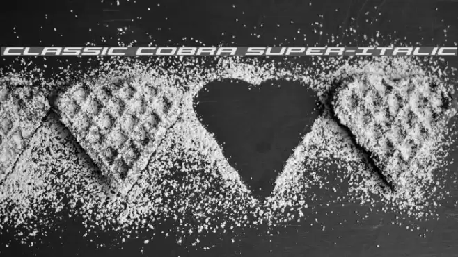 Classic Cobra Super-Italic Font examples