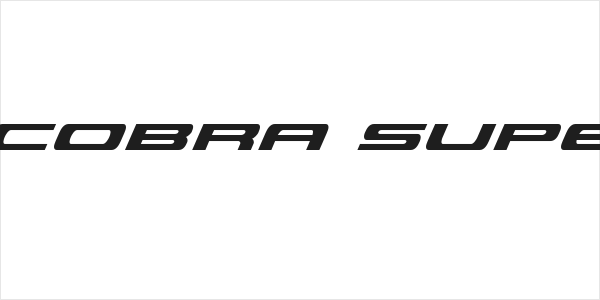 Classic Cobra Super-Italic Logo