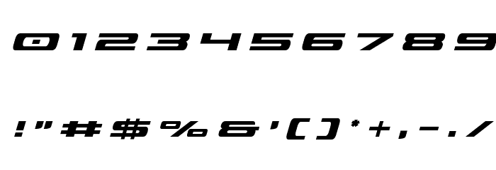 Classic Cobra Title Italic Font OTHER CHARS