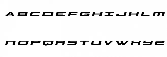 Classic Cobra Title Italic Schriftart Groß