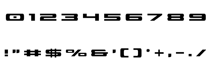 Classic Cobra Title Font OTHER CHARS