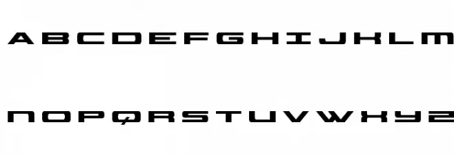 Classic Cobra Title Fonte MAIÚSCULAS