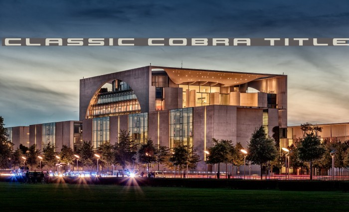 Classic Cobra Title Font examples