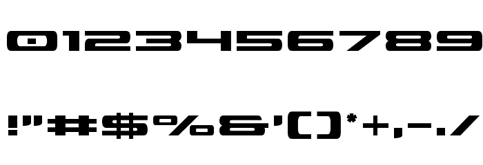 Classic Cobra Font OTHER CHARS