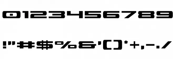 Classic Cobra Font OTHER CHARS