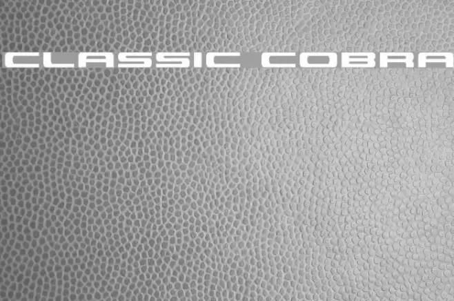 Classic Cobra Font examples