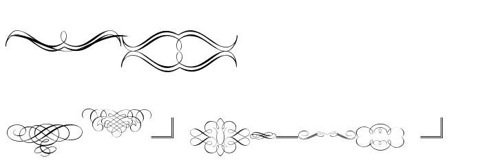 Classic Decor Font OTHER CHARS