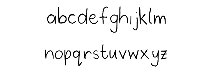 Classic Nosh Regular Font LOWERCASE
