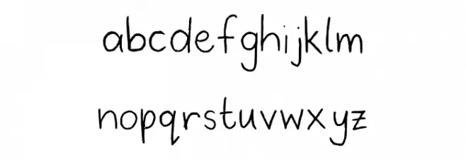 Classic Nosh Regular Font LOWERCASE