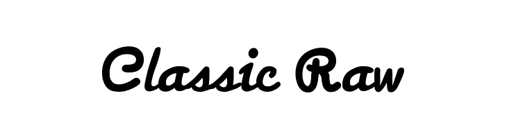 Classic Raw  font caratteri gratis