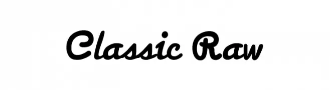 Classic Raw  تنزيل الخطوط