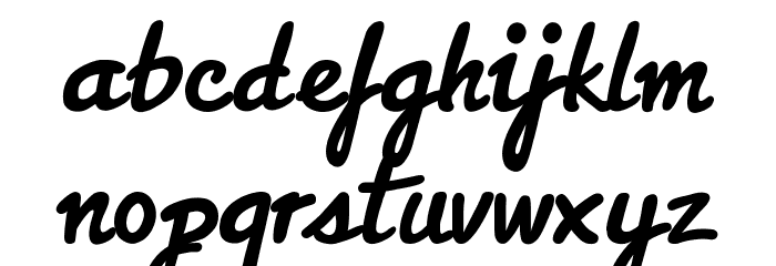 Classic Raw Font LOWERCASE