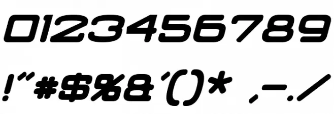 Classic Robot Bold Italic Schriftart Anderer Schreiben