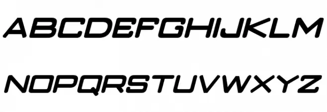 Classic Robot Bold Italic Fonte MAIÚSCULAS