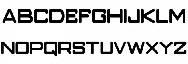 Classic Robot Condensed Bold Polices MAJUSCULES