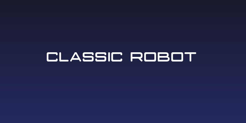 Classic Robot Social Header