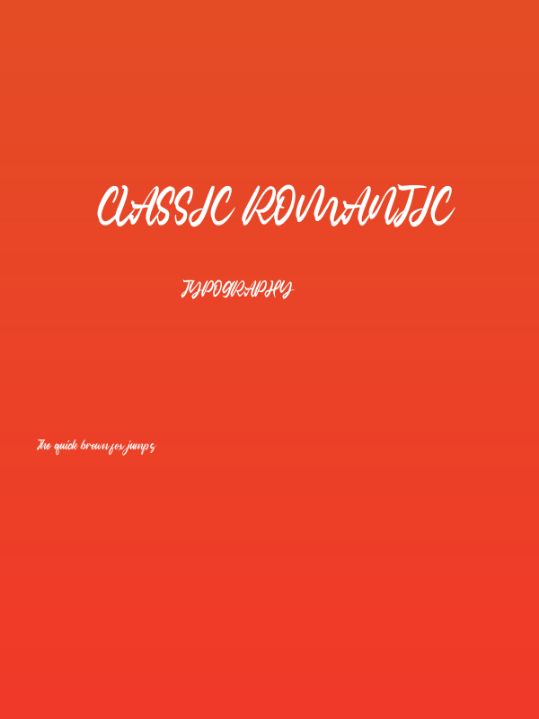 Classic Romantic Poster