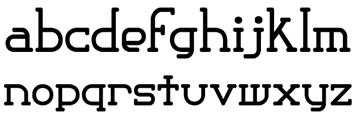 Classic Trash 1 BRK Font LOWERCASE