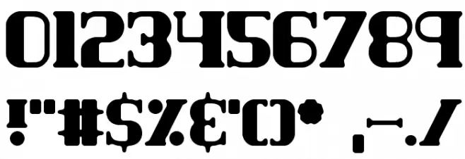 Classic Trash 2 BRK Font OTHER CHARS