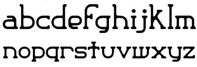 Classic Trash 2 BRK Font LOWERCASE