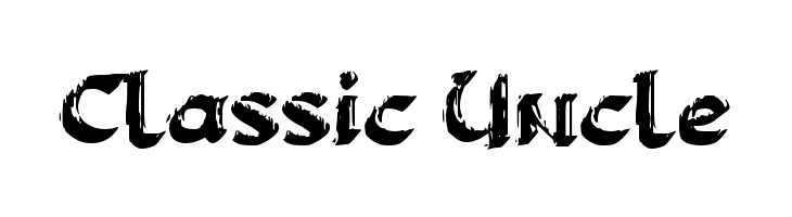Classic Uncle  フリーフォントのダウンロード