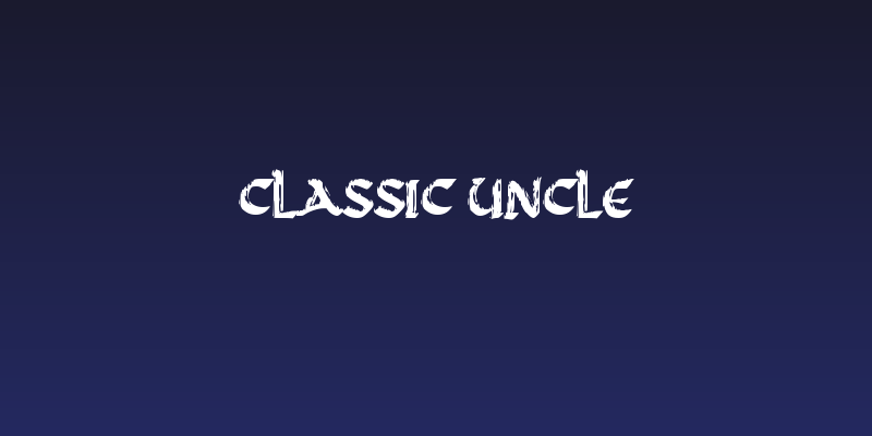 Classic Uncle Social Header