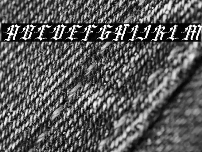 Classic rock band Italic Font examples