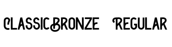 ClassicBronze-Regular  免费字体下载