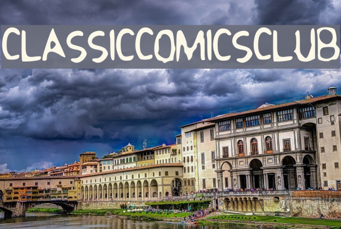 ClassicComicsClub Font examples