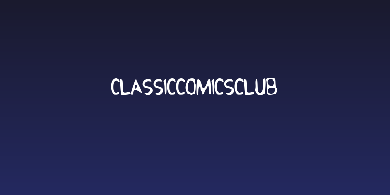 ClassicComicsClub Social Header