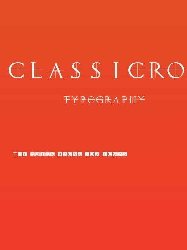 ClassicRomanCaps Poster
