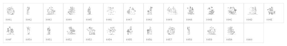 ClassicSketches Character Map