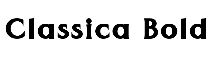 Classica Bold  フリーフォントのダウンロード