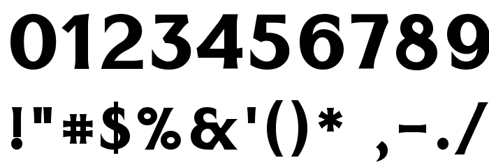 Classica Bold Font OTHER CHARS
