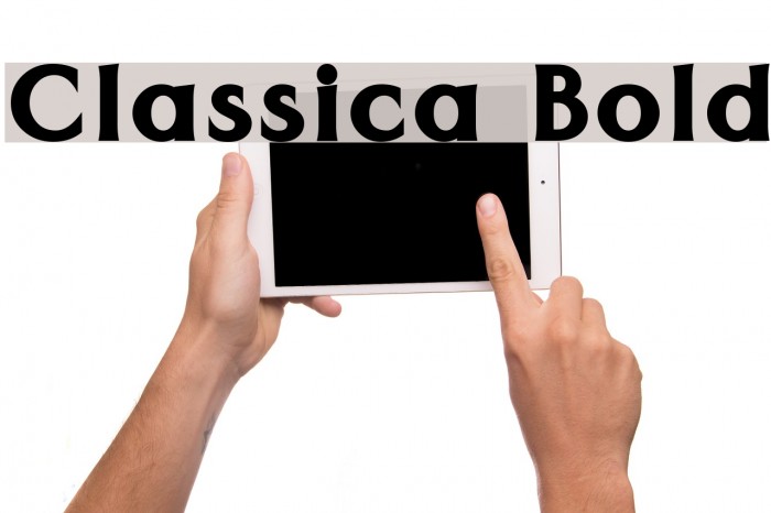 Classica Bold Font examples
