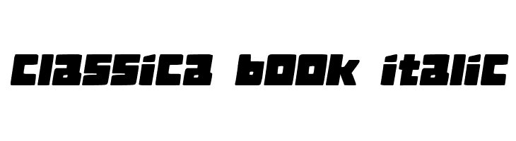 Classica Book Italic  font caratteri gratis
