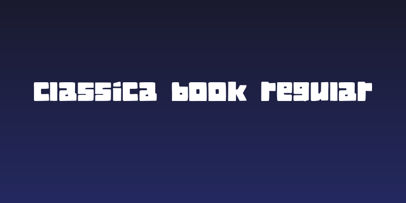 Classica Book Regular Social Header