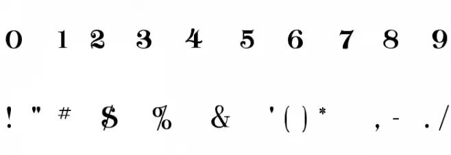 Classica-Heavy Regular Schriftart Anderer Schreiben