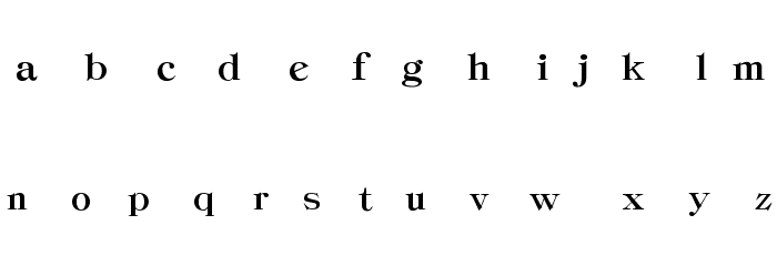 Classica-Heavy Regular Font LOWERCASE