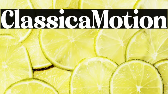 Classica Motion Example 2