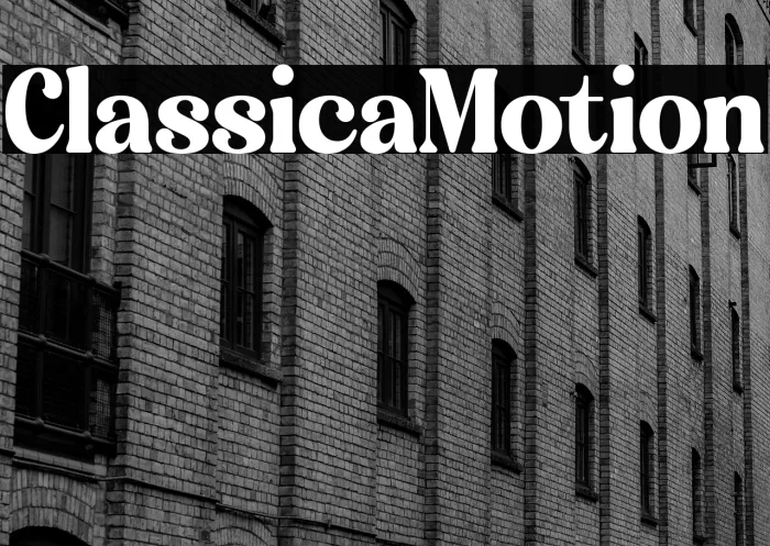 Classica Motion Example 3
