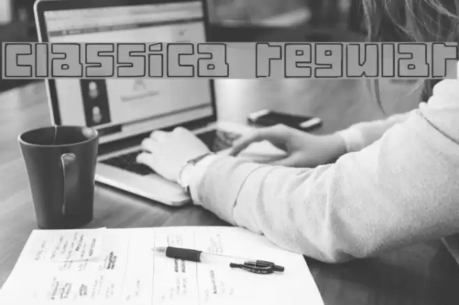 Classica Regular Font examples