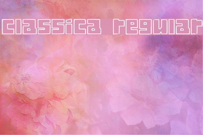 Classica Regular Example 2