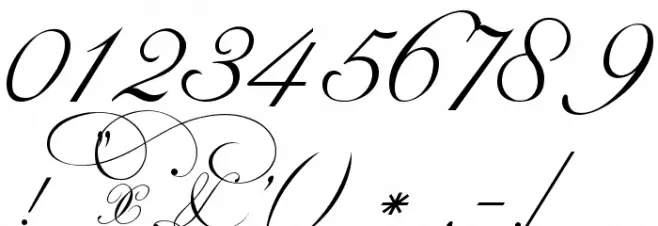 Classica Two Font OTHER CHARS