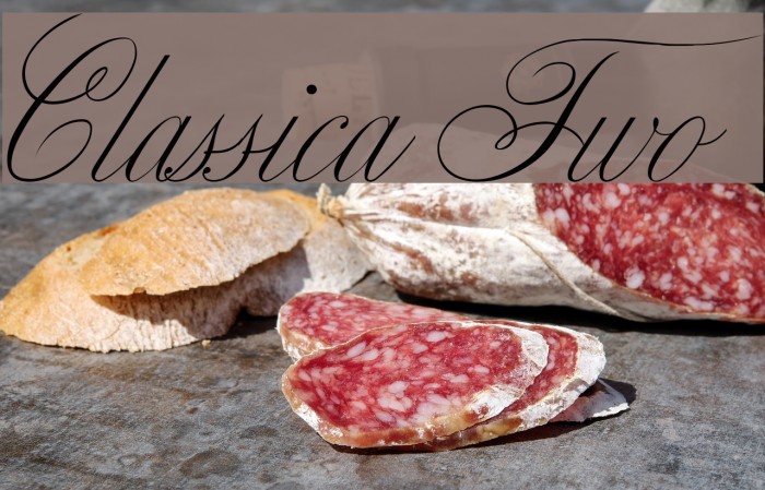 Classica Two Font examples