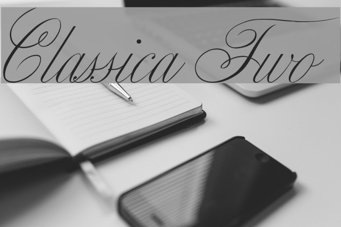 Classica Two Font examples