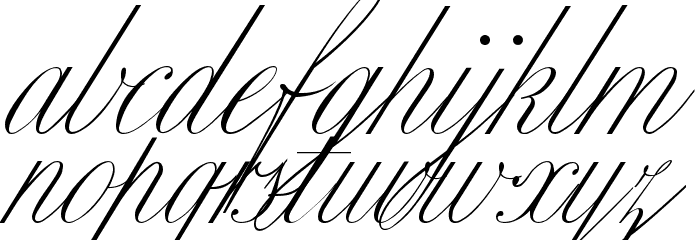 Classica Two Font LOWERCASE
