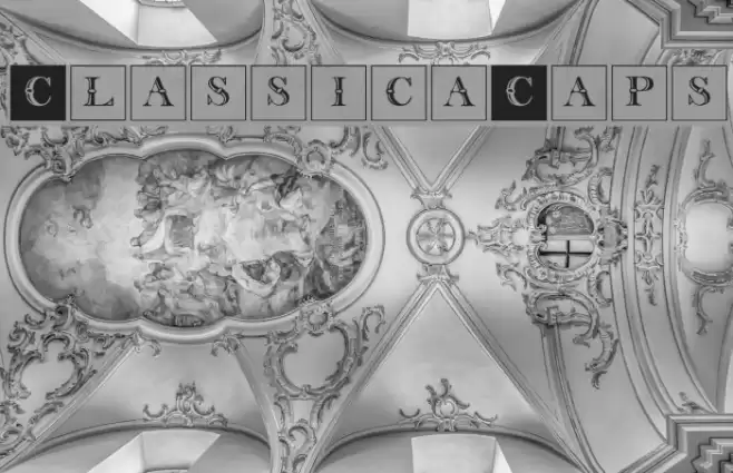 ClassicaCaps Font examples