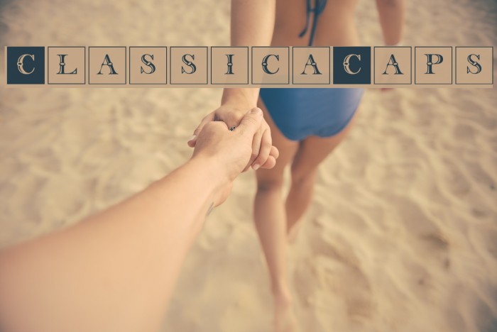 ClassicaCaps Font examples